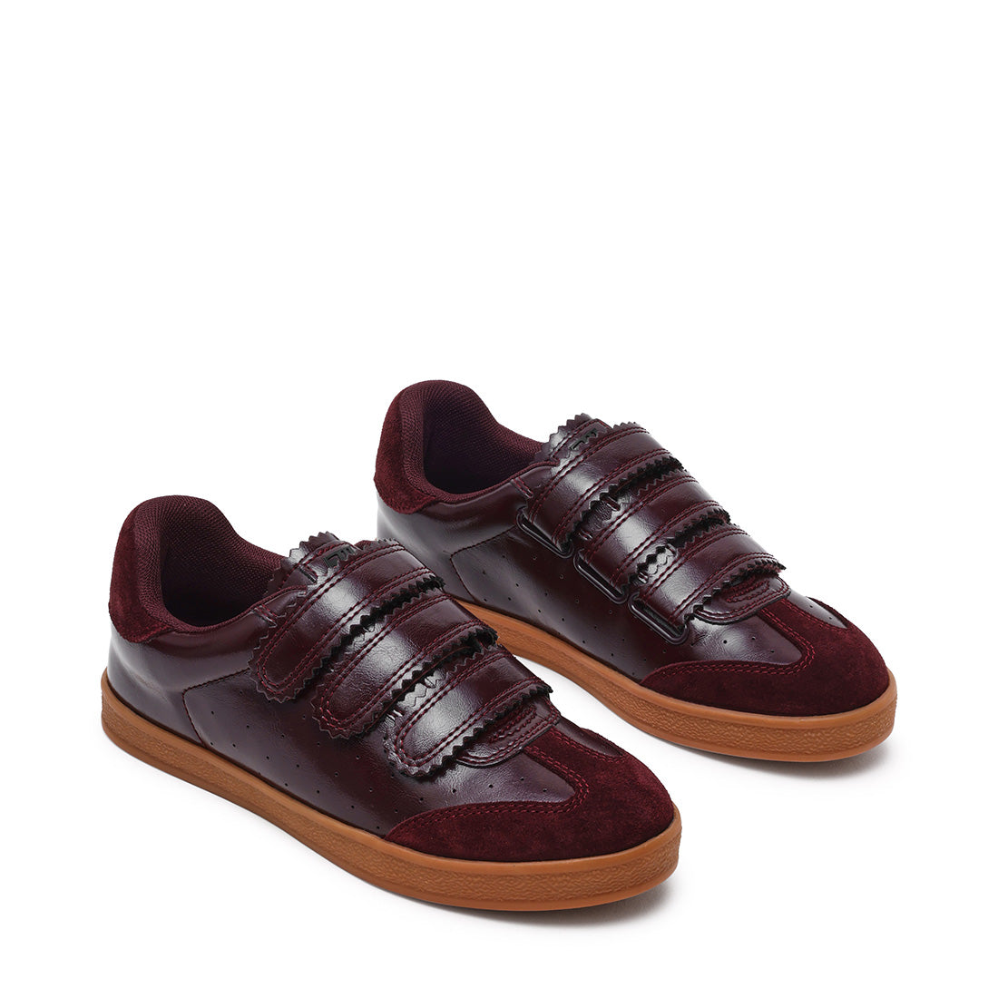 Steve Madden Daybreak baskets femme bordeaux verni