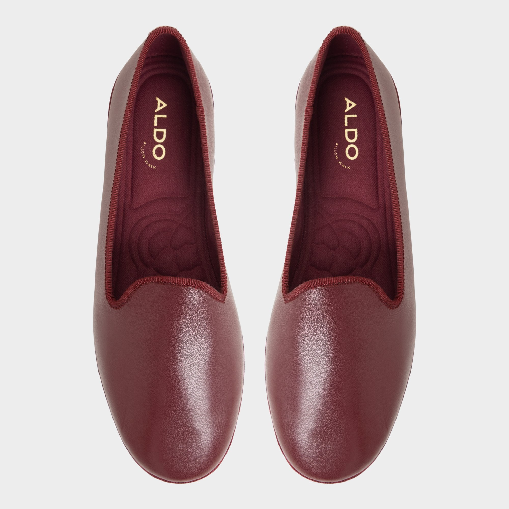 ALDO Aurabelle mocassins cuir bordeaux