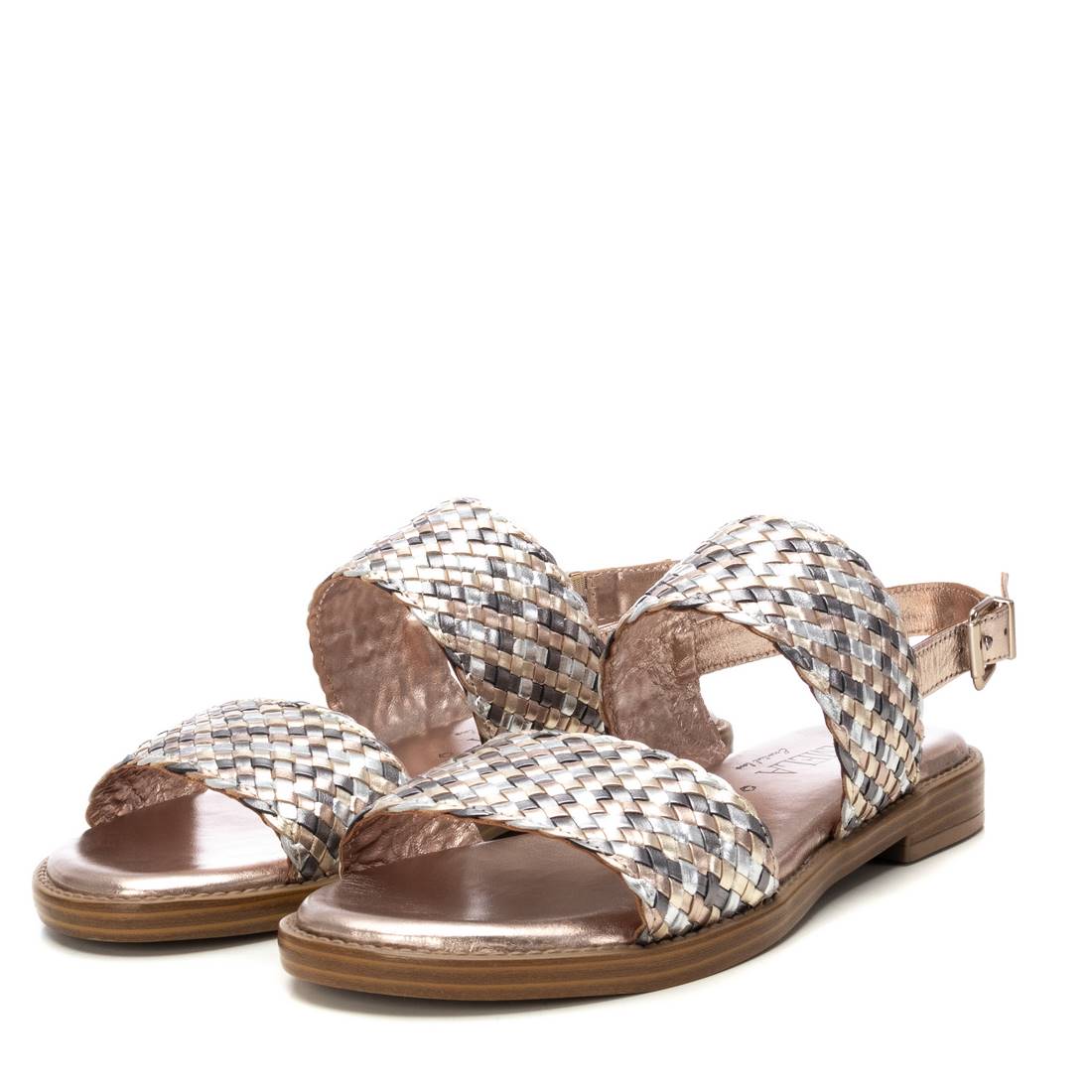 Carmela 16219704 sandale nude cuir plat
