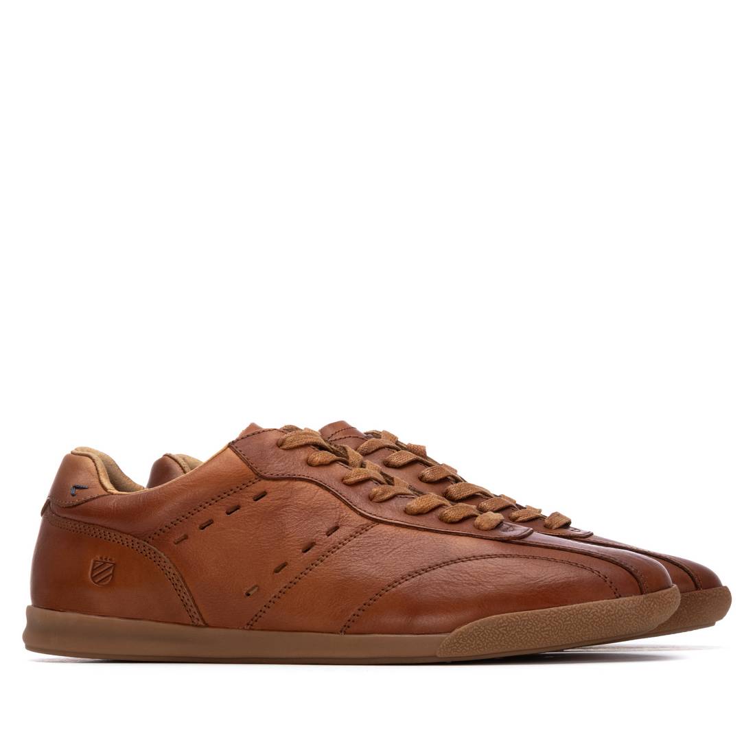 Carmela 16390201 baskets homme cuir marron camel