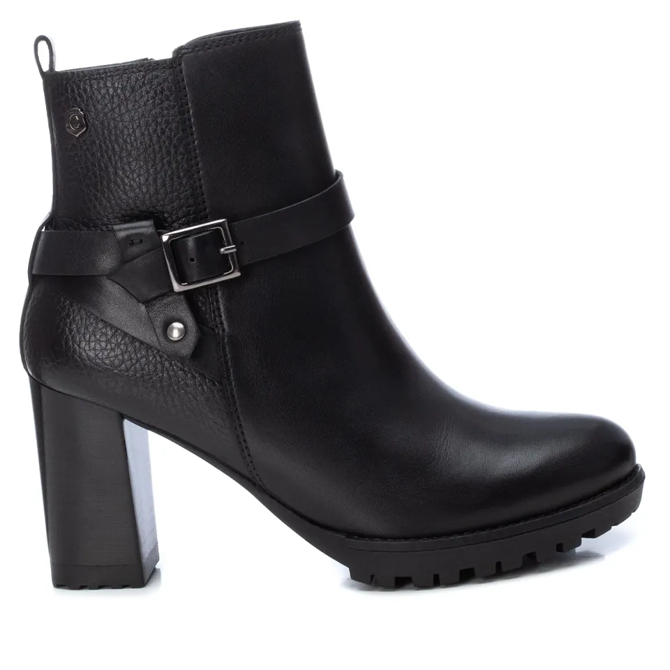 Carmela 16005602 bottine cuir noir talon 8 cm