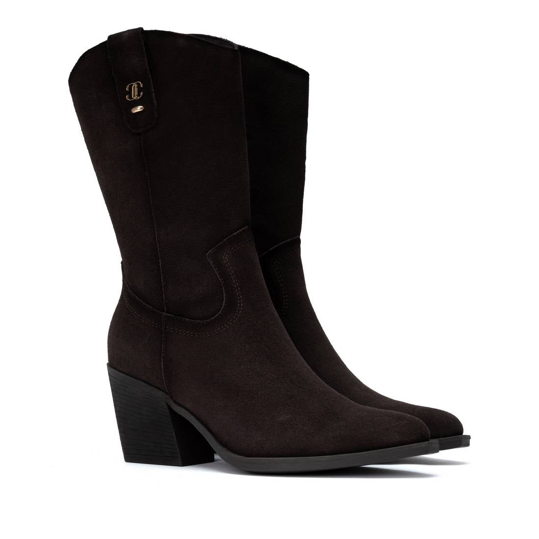 Carmela 16425501 bottes femme marron cuir talon