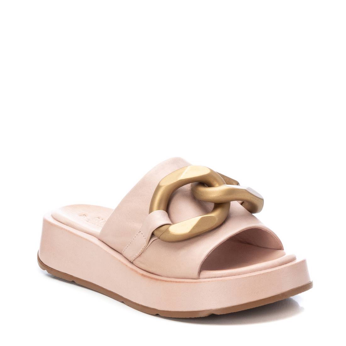 Carmela 16077408 mule cuir marron plateforme 4 cm