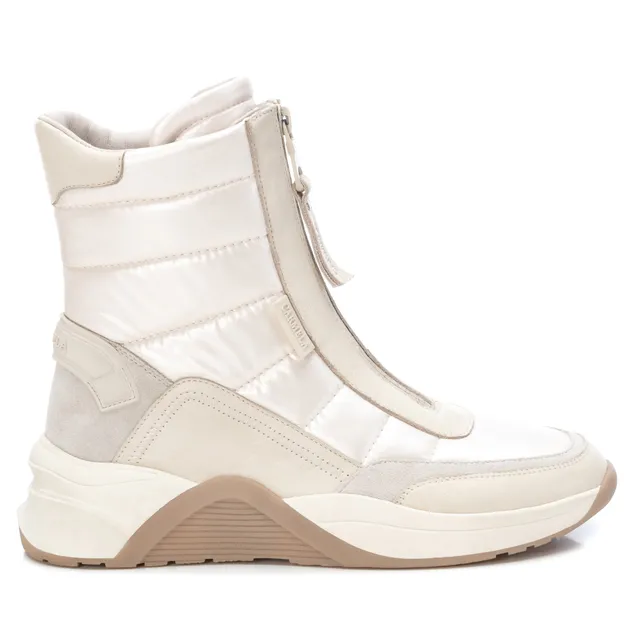 Carmela 16036305 bottine femme blanc sneaker matelassée