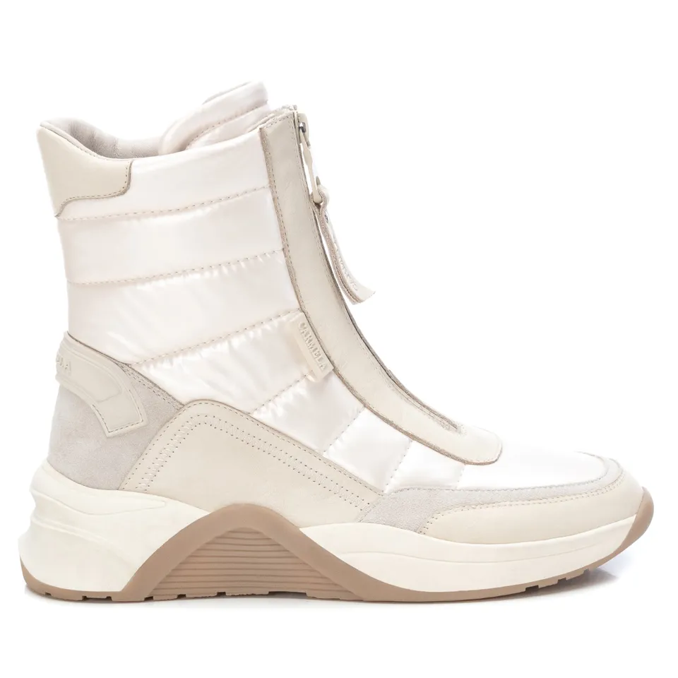 Carmela 16036305 bottine femme blanc sneaker matelassée