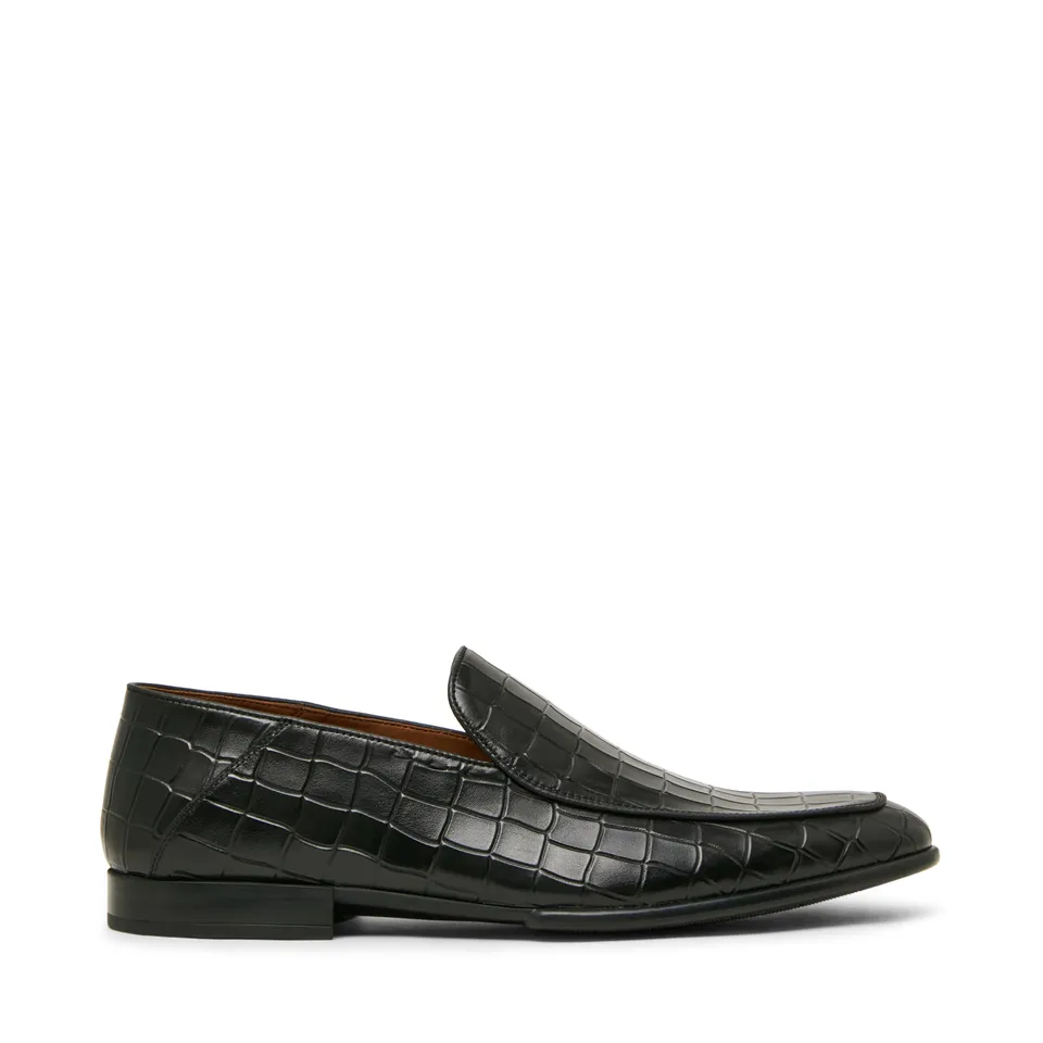 Steve Madden Sutton-C mocassin cuir noir homme