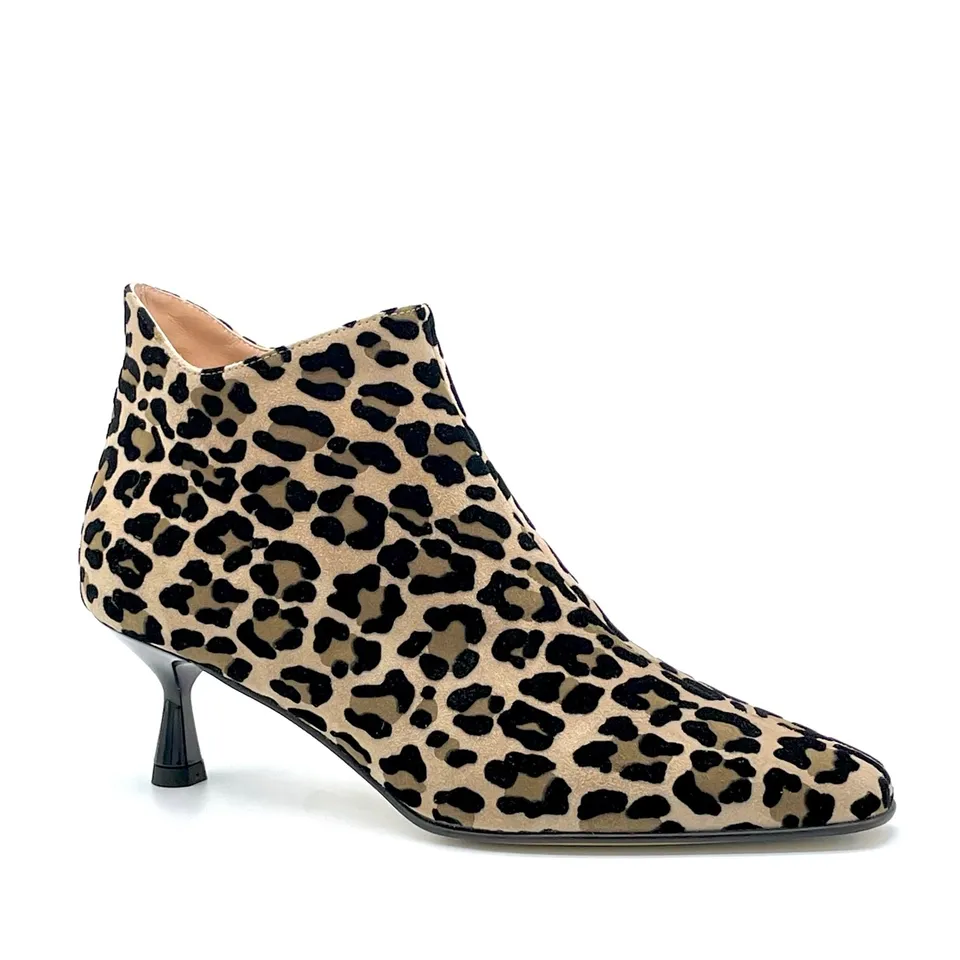 ELATA 54538 bottines daim imprimé talon 5,5 cm