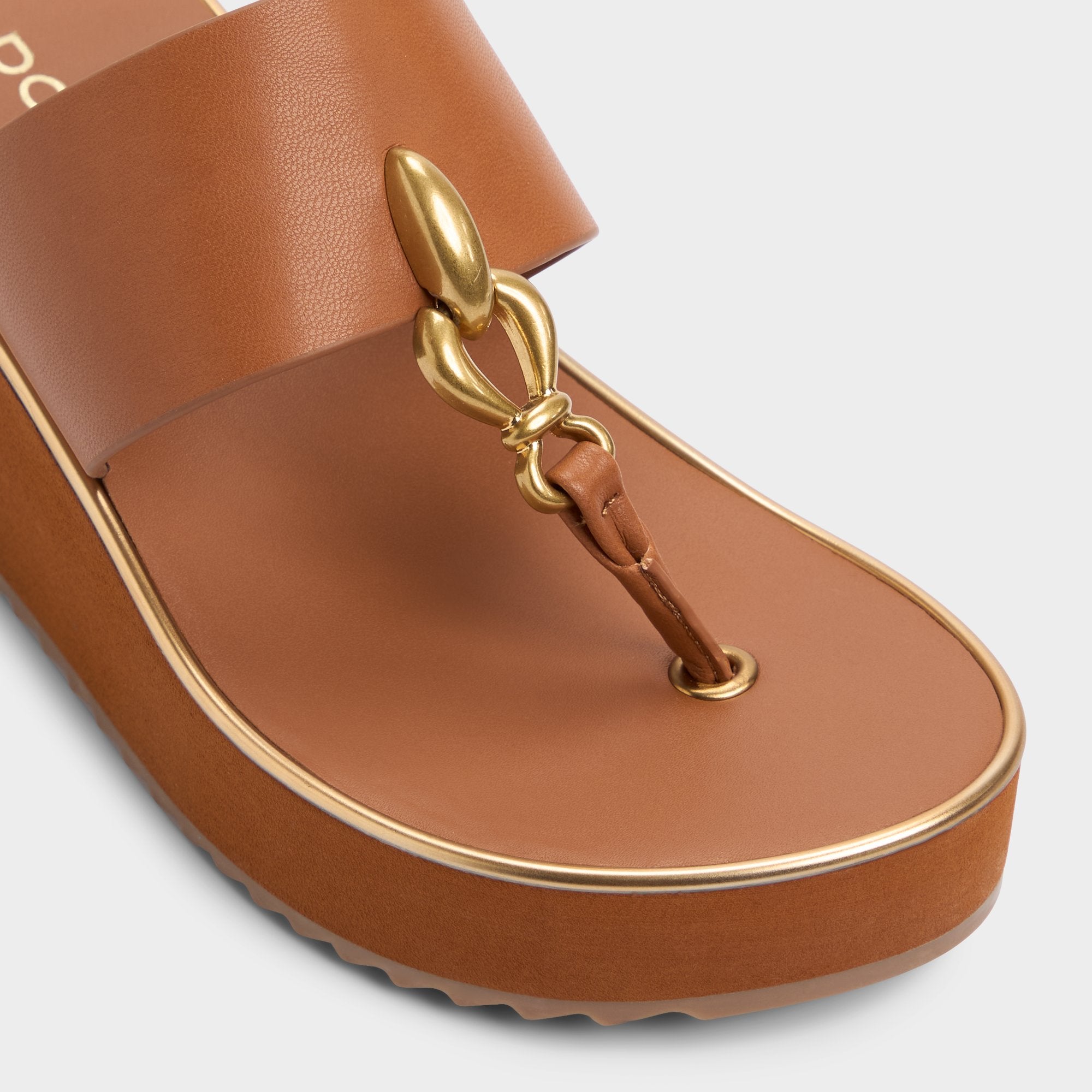 ALDO Penelopy sandales compensées marron