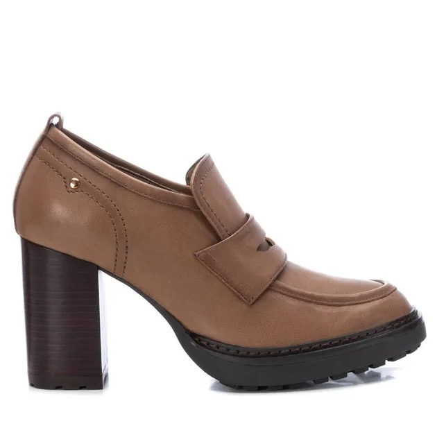 Carmela 16098304 mocassin cuir marron talon 7cm