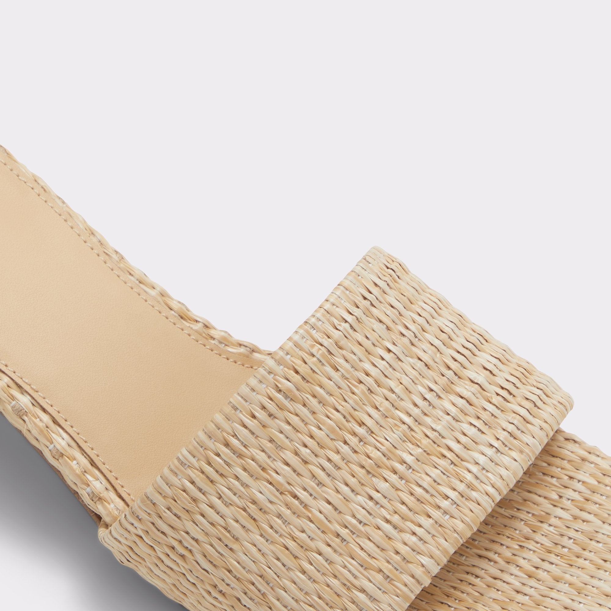ALDO Claudina mules blanc talon carré