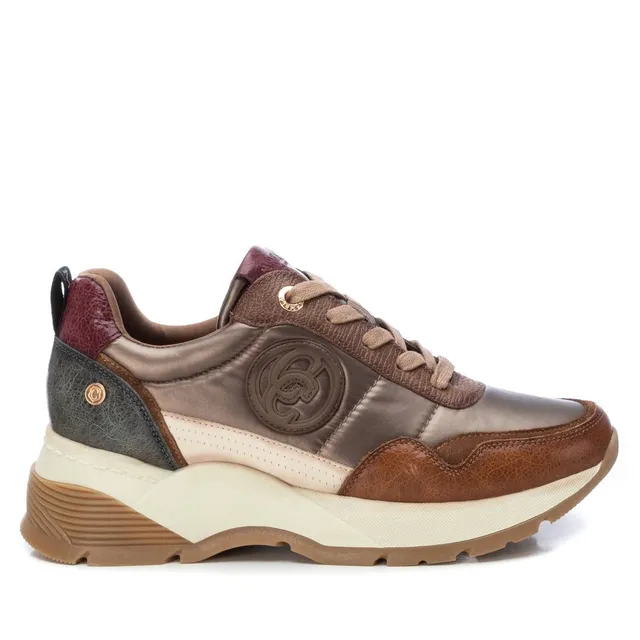 Carmela 16092803 baskets cuir nylon marron