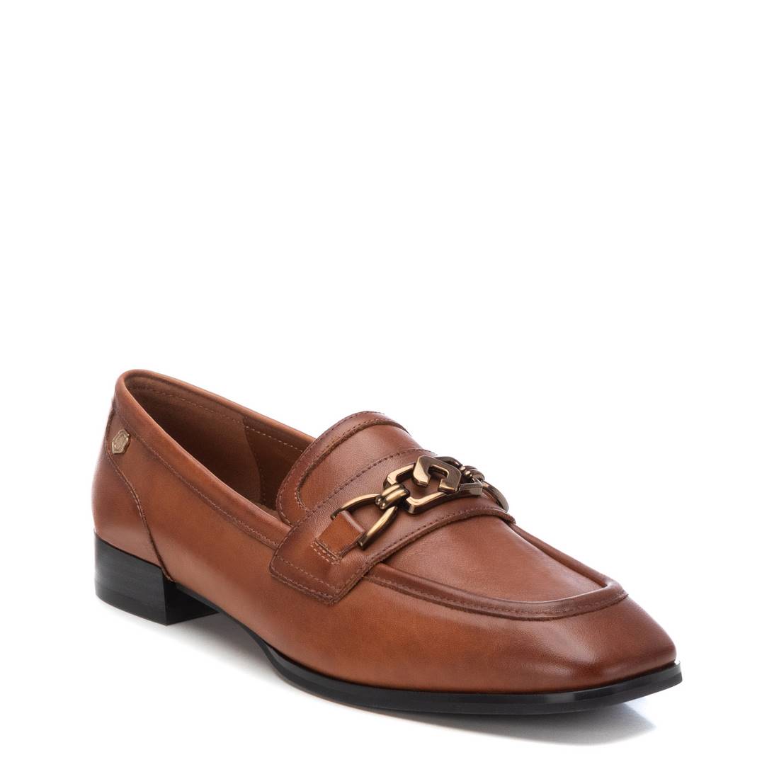 Carmela 16198603 mocassins cuir marron talon plat
