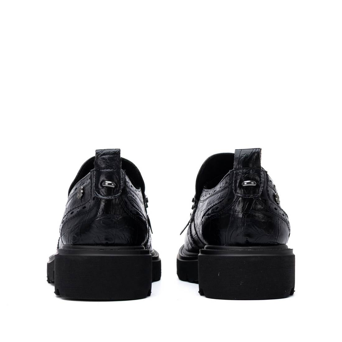 Carmela 16435903 mocassin femme noir synthétique