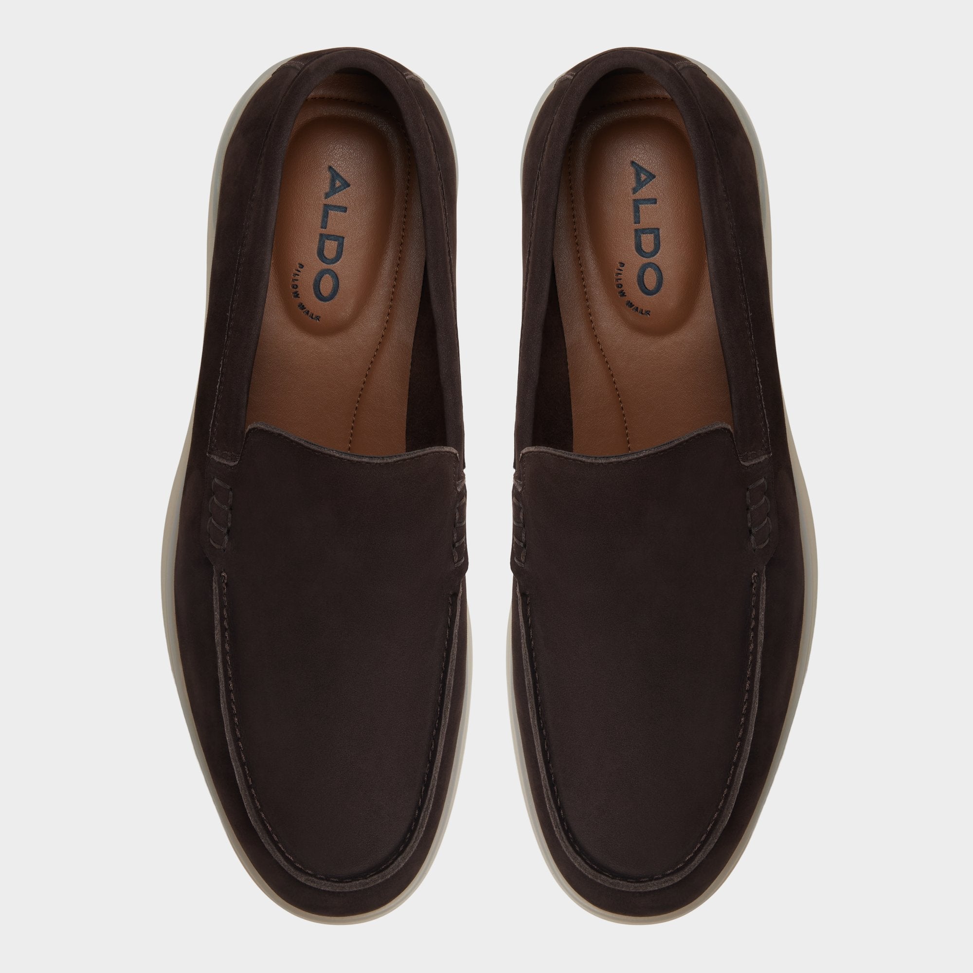 ALDO Shaynn mocassins femme marron suède