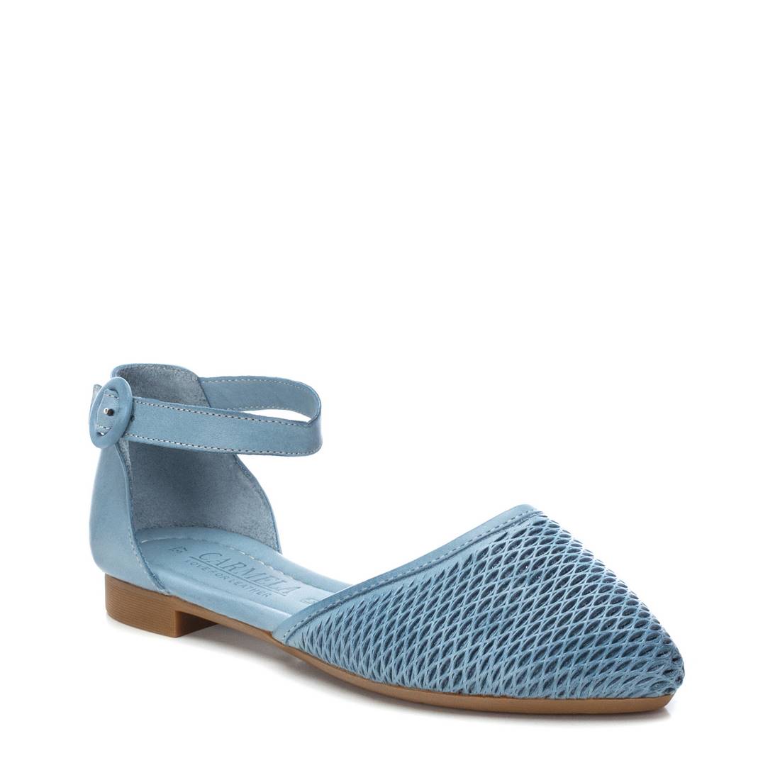 Carmela 16076206 ballerine cuir bleu