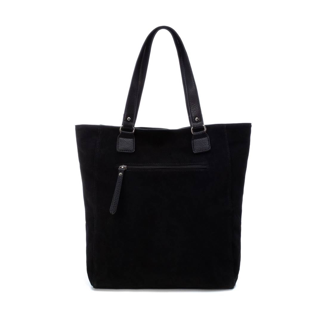 Carmela 18602605 sac femme noir cuir suédé