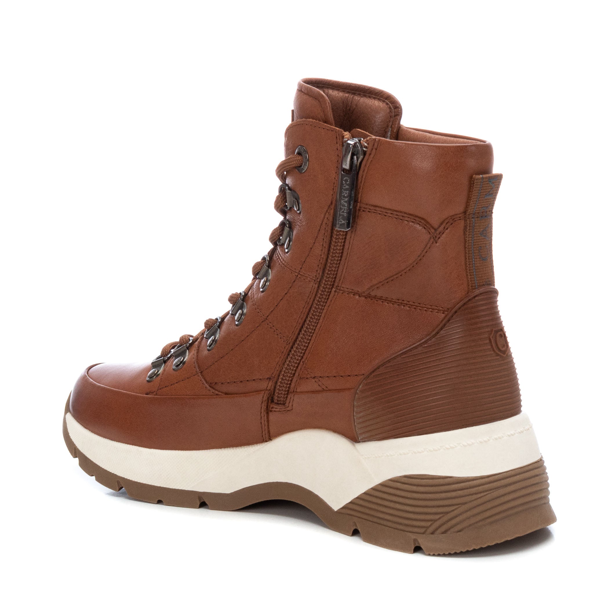 Carmela 16013601 bottines femme marron cuir lacets