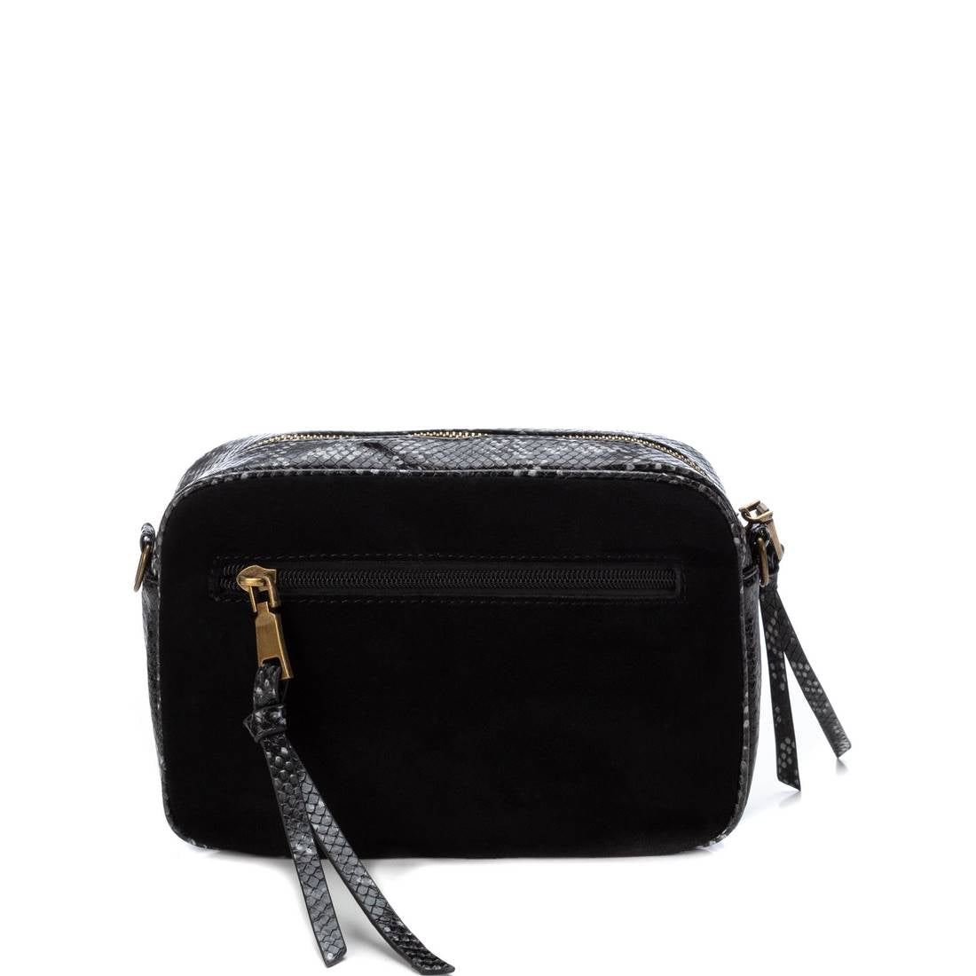 Carmela 18607202 sac bandoulière noir cuir suédé