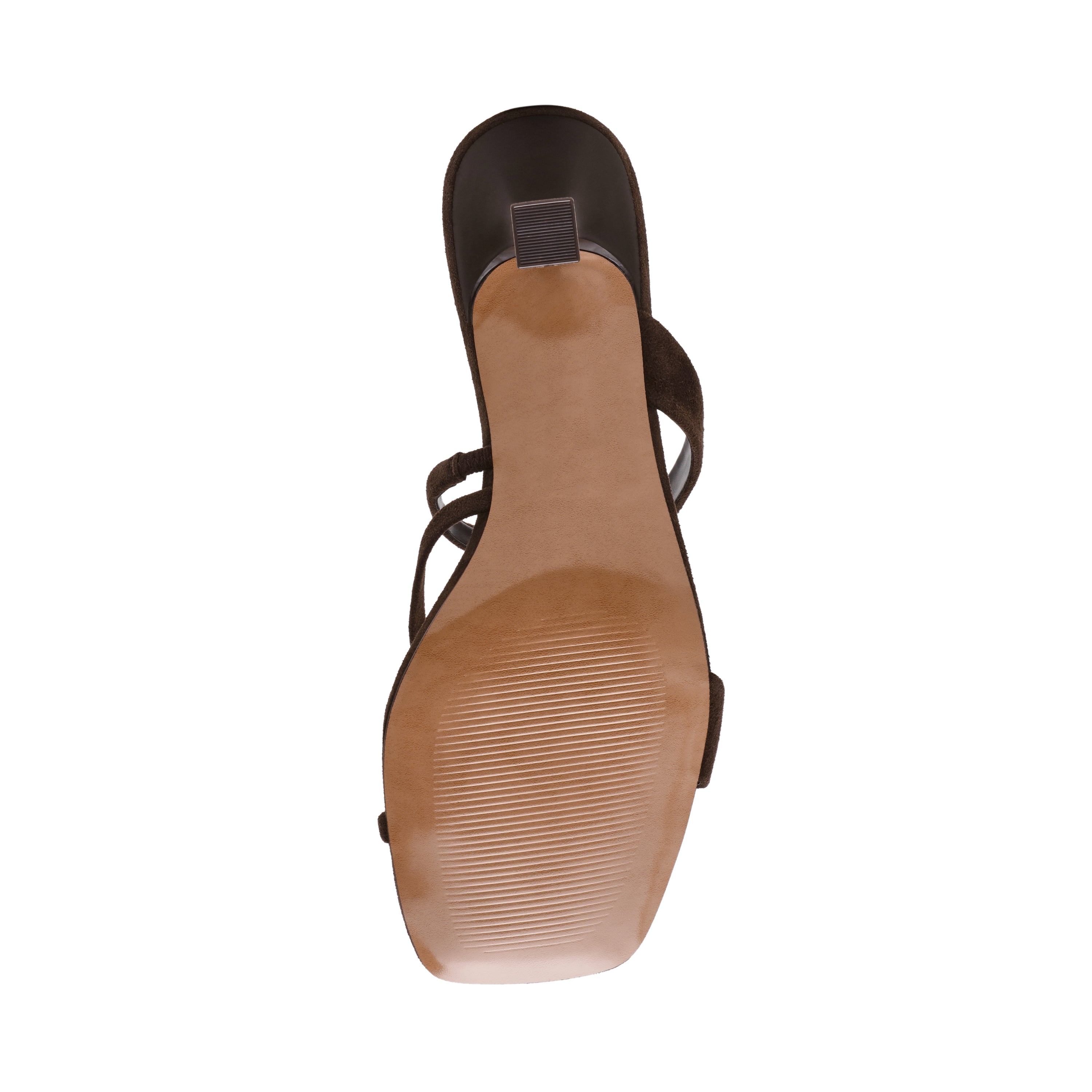 Steve Madden Ajay sandales daim marron talon 4,5 cm