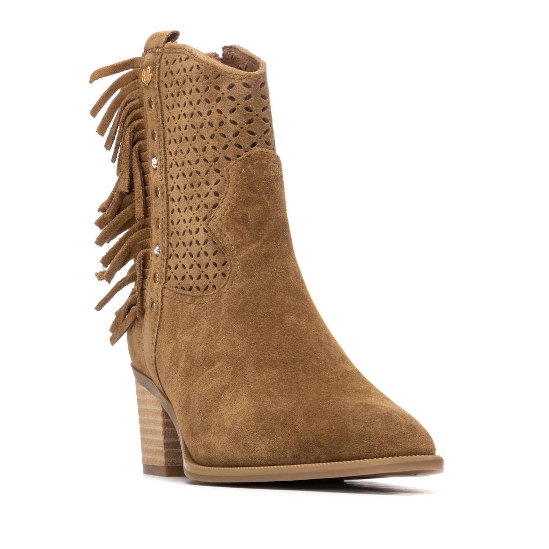 Carmela 16315003 Bottine cuir camel talon 6 cm