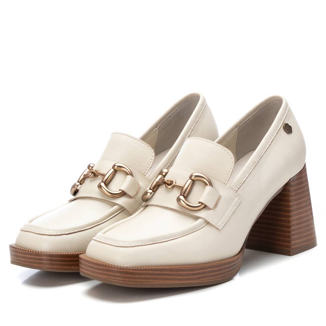 Carmela 16123503 mocassin femme blanc talon 8 cm