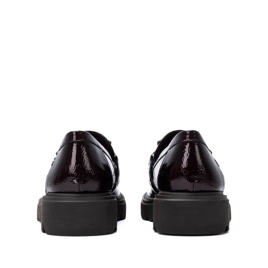 Carmela 16437902 mocassin femme bordeaux verni