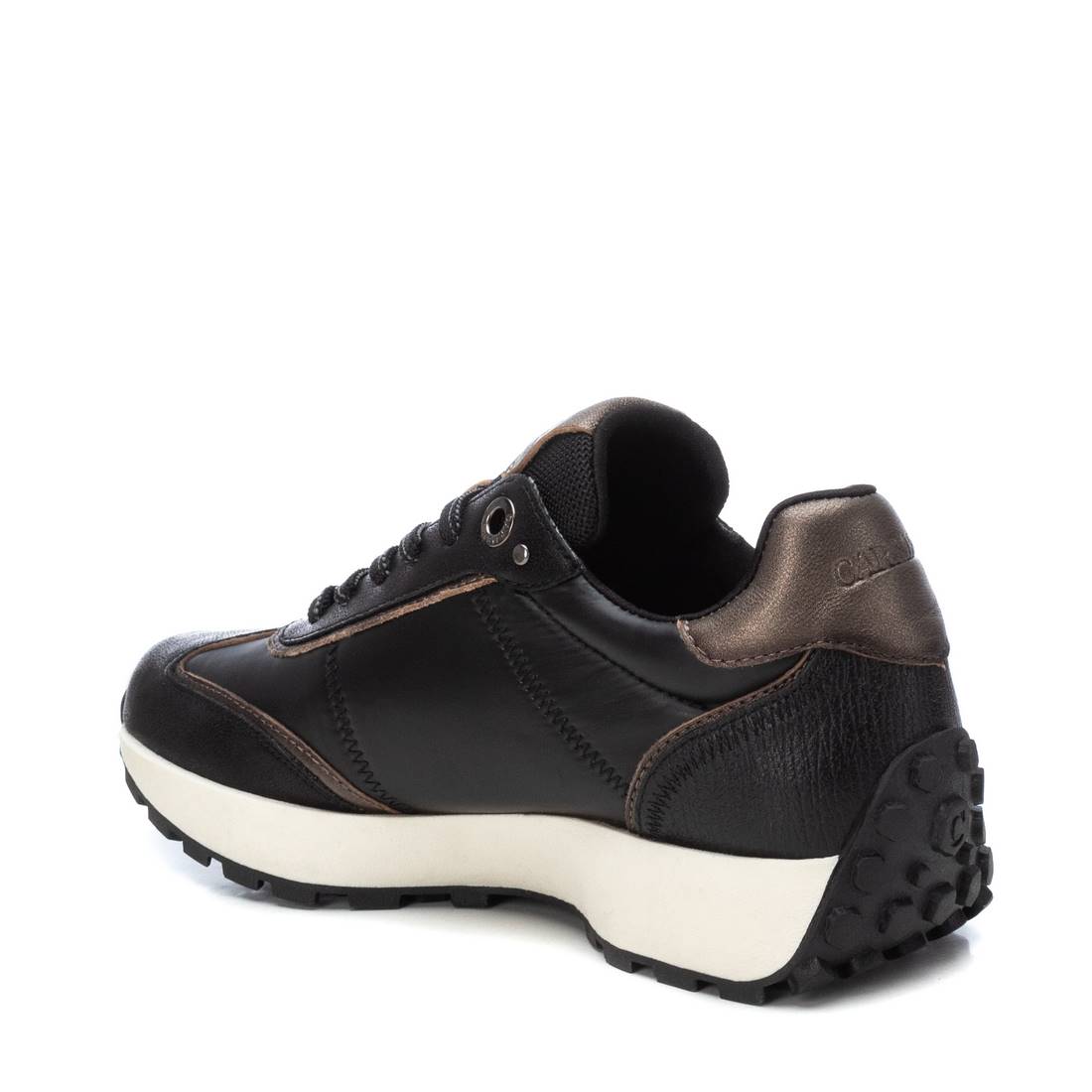 Carmela 16181701 baskets cuir noir lacets