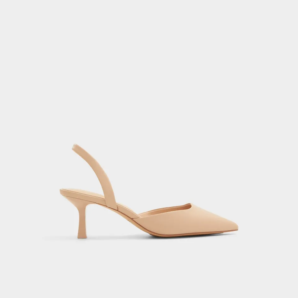 ALDO Gavedessi escarpins slingback beige talon kitten