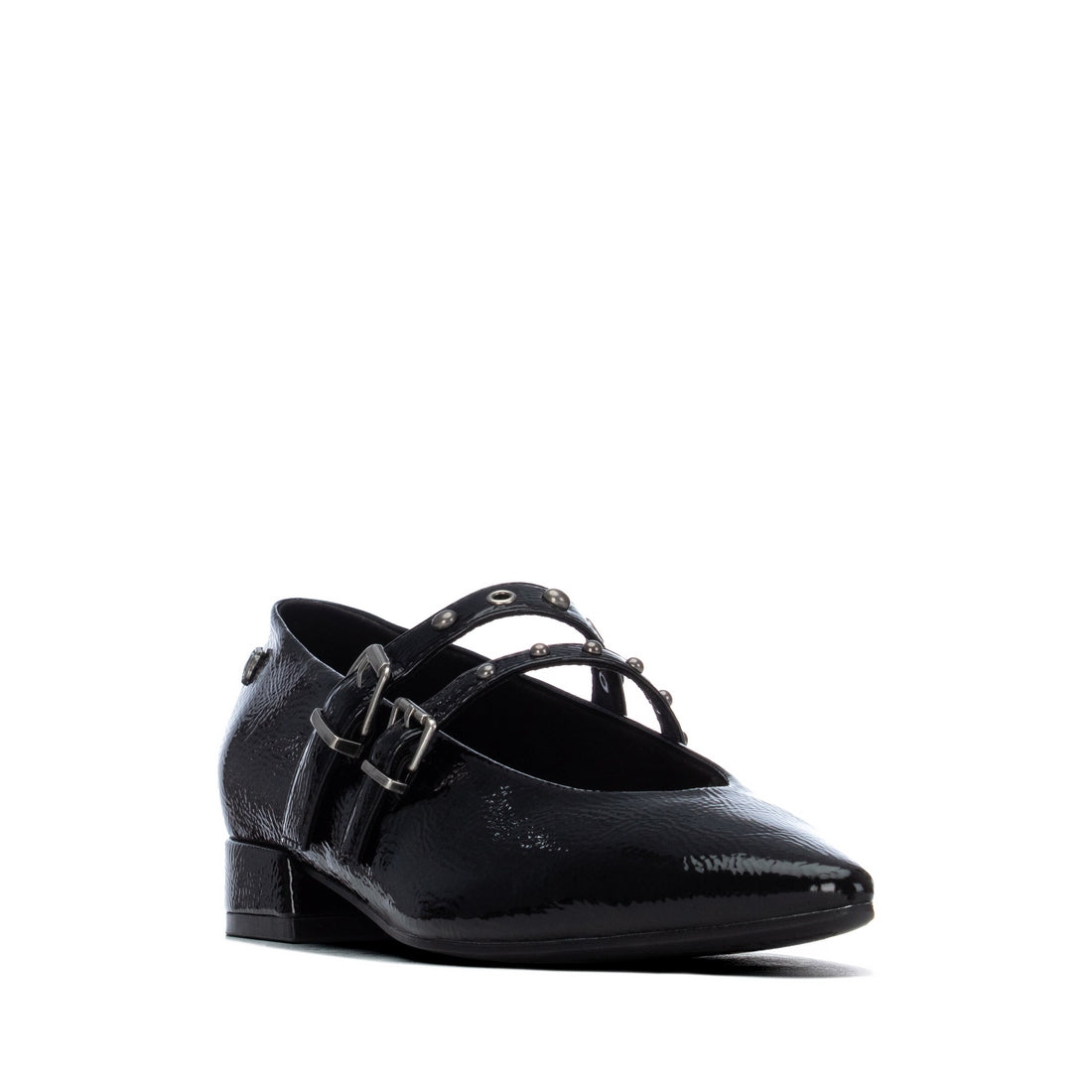 Carmela 16429801 ballerine femme noire vernie