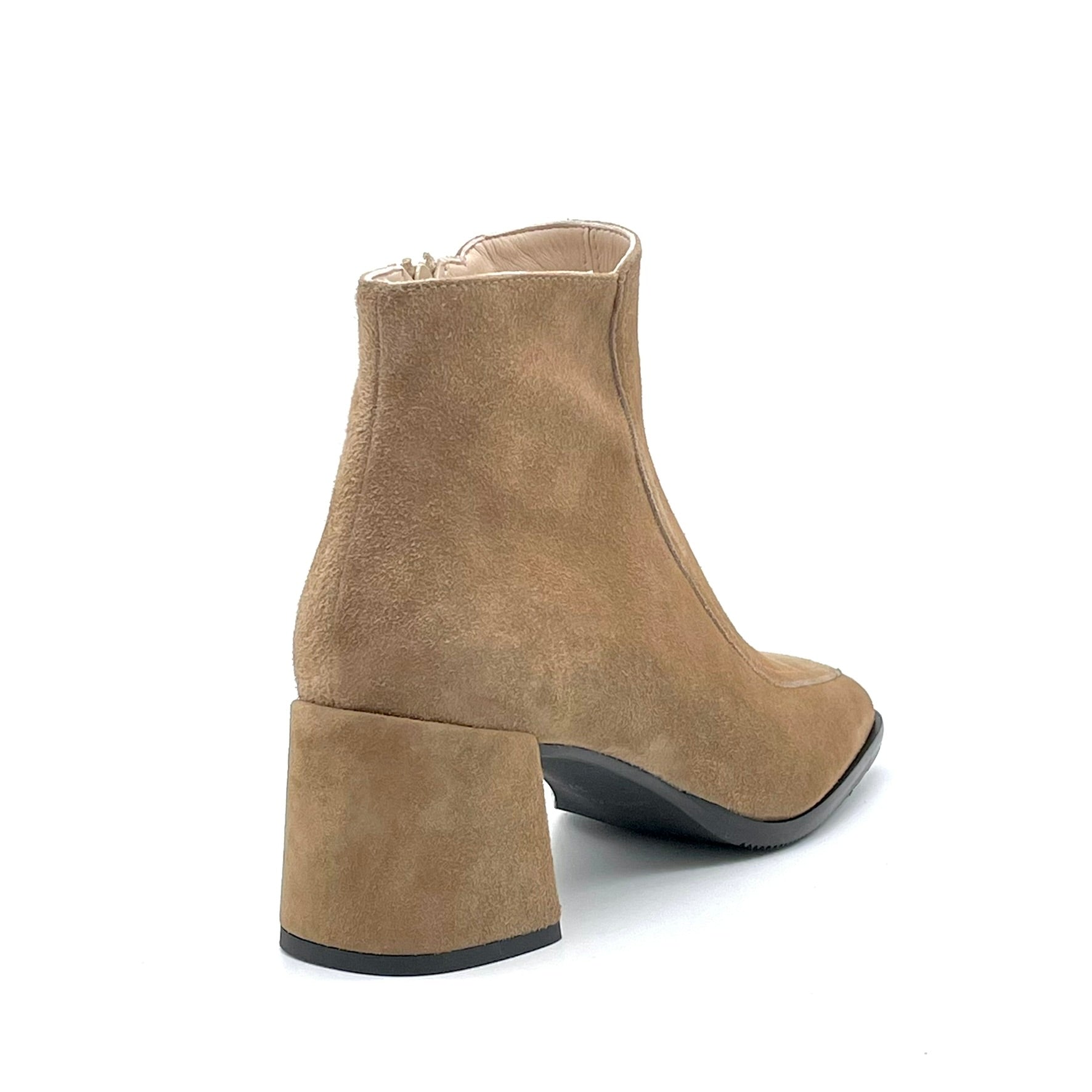Elata 55542 bottines daim beige talon 5,5 cm du 37 au 41