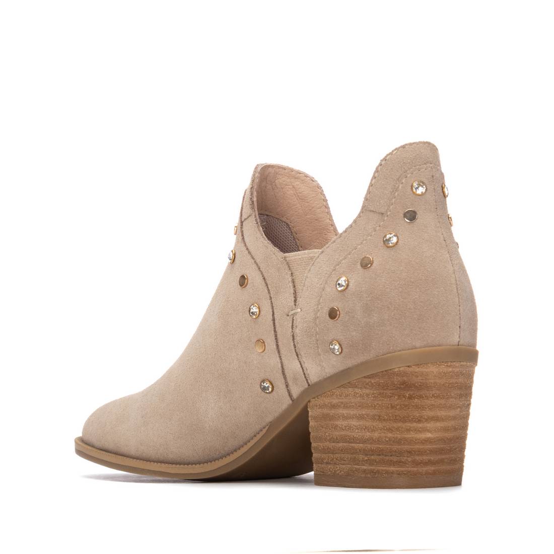 Carmela 16314701 bottine talon beige élastique