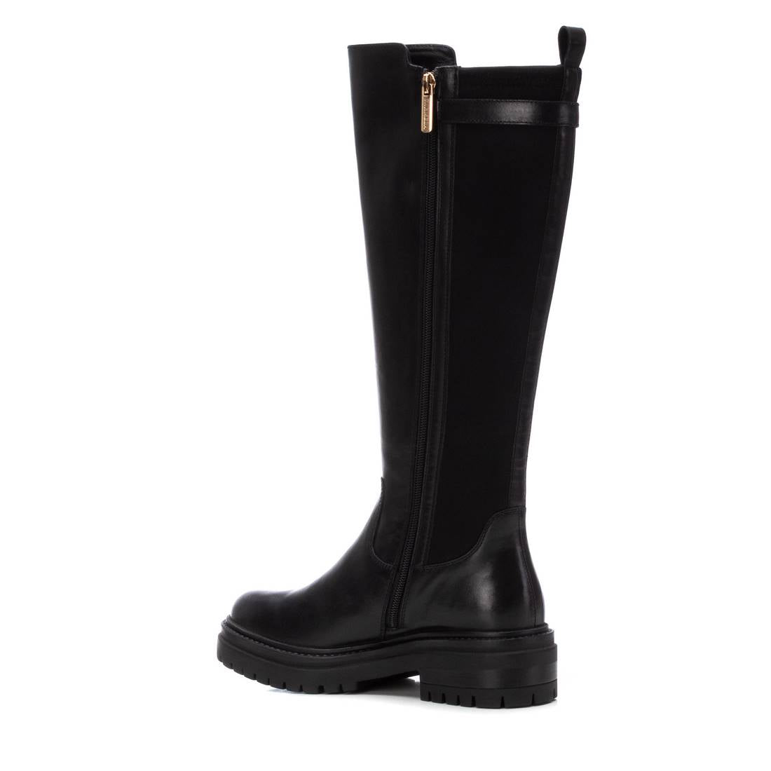 Carmela 16177901 Botte cuir noir motard