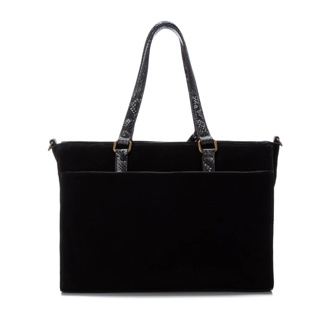 Carmela 18607101 sac femme cuir noir bandoulière 35 cm