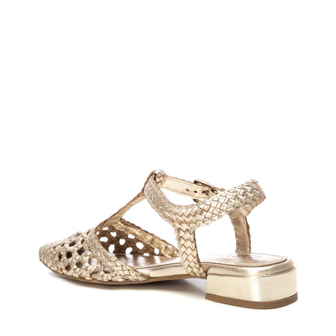 Carmela 16218401 ballerines dorées cuir tressé