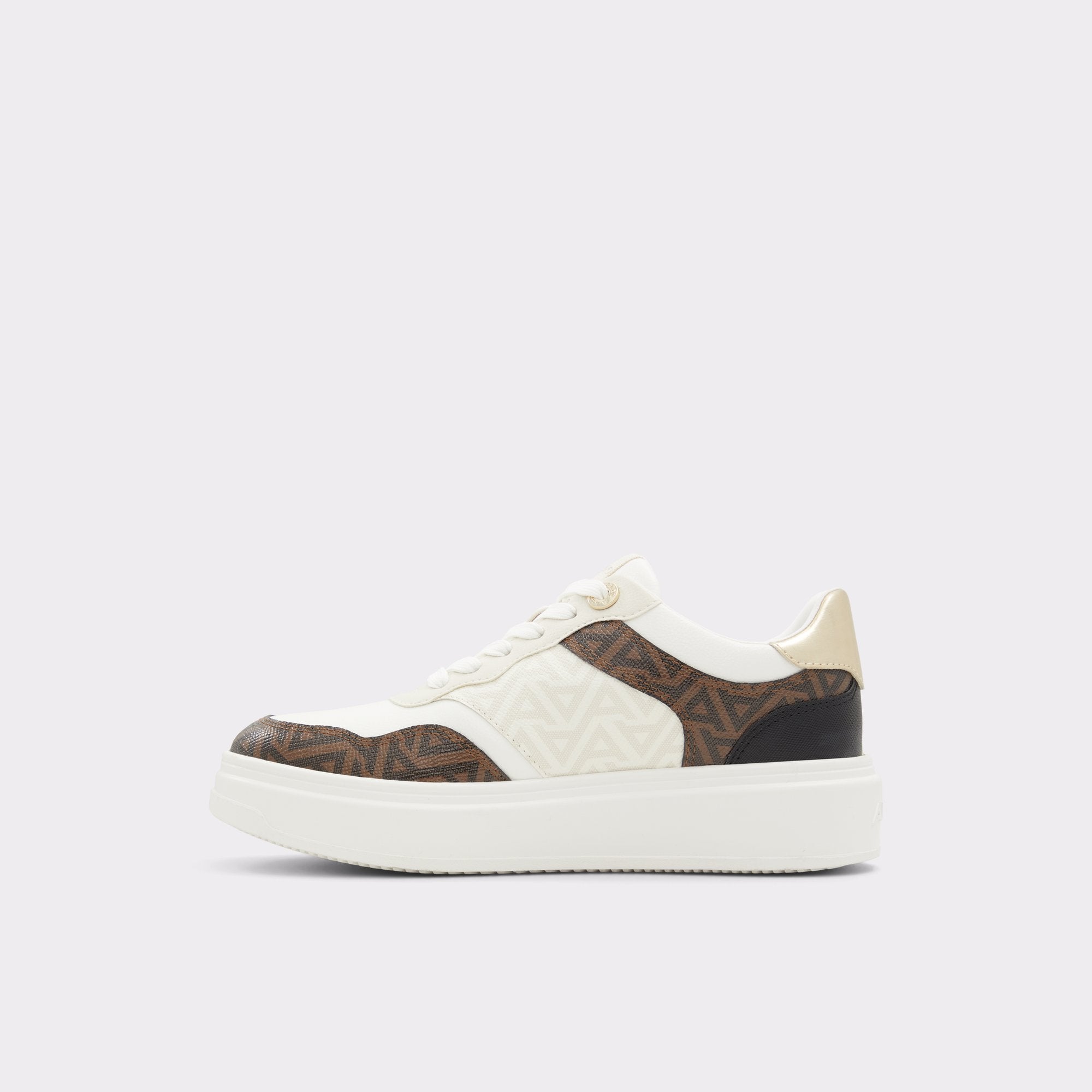 ALDO Sclub baskets plateforme marron rembourrées