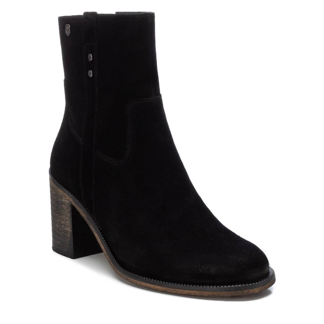 Carmela 16197702 bottines femme cuir noir 7cm