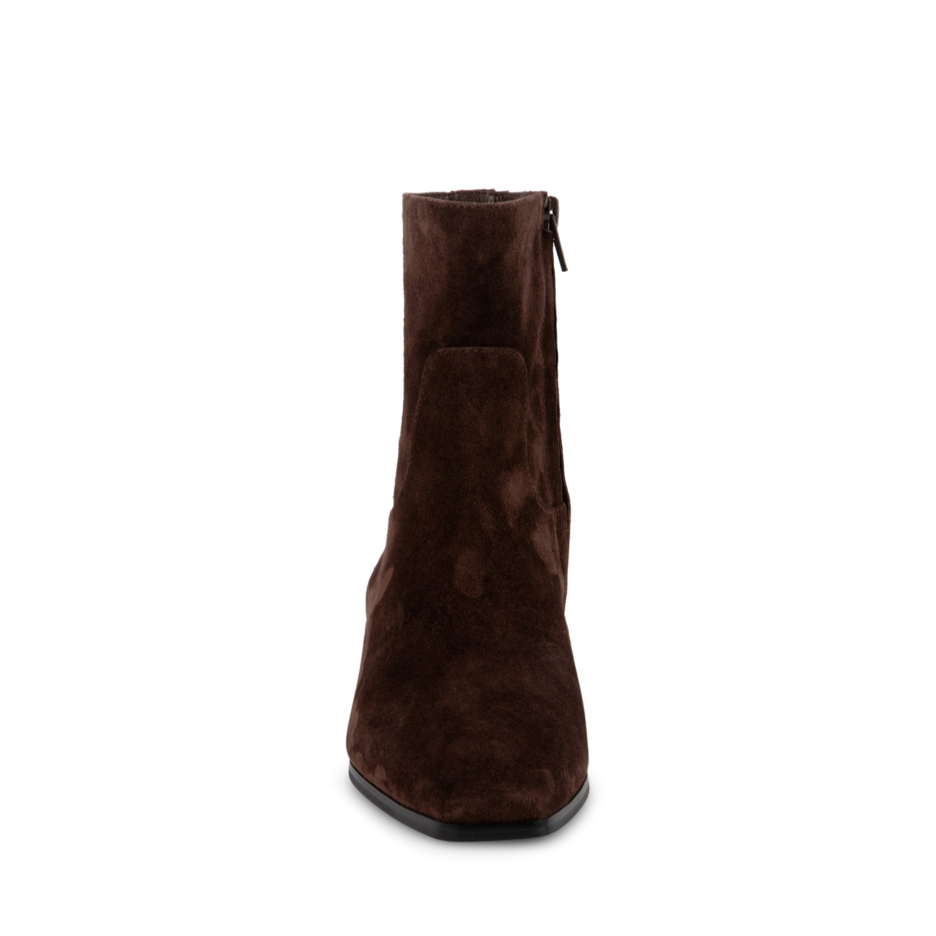 Steve Madden Dusty bottines daim marron chocolat plates