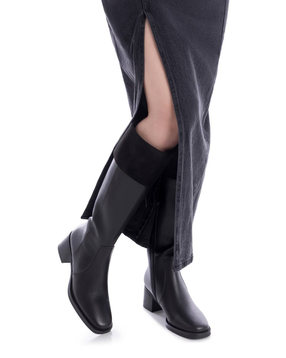 Carmela 16269102 bottines cuir noir à talon