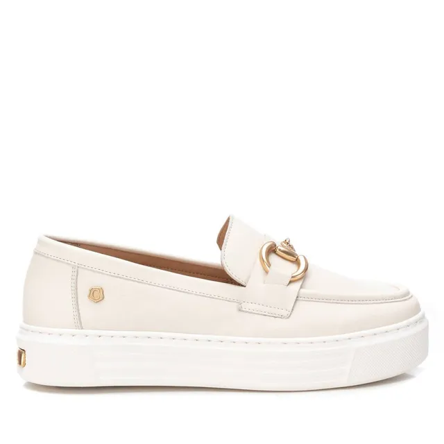Carmela 16131901 sneaker mocassin blanc cuir