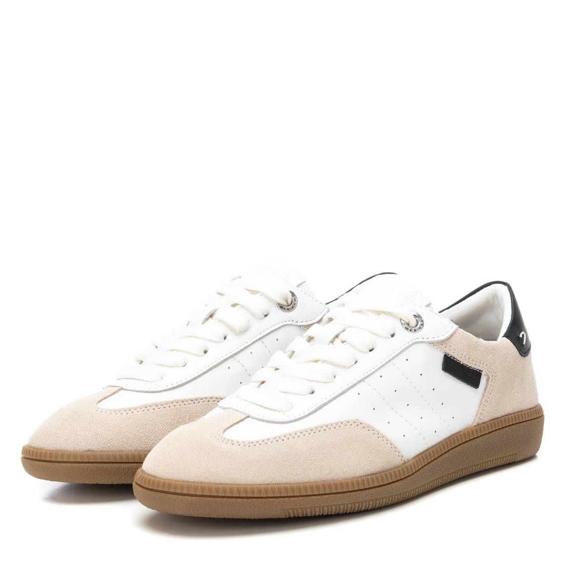 Carmela 16229202 tennis femme blanc cuir à lacets