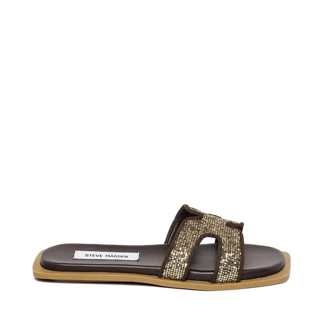 Steve Madden Sofia claquettes or paillettes slip-on