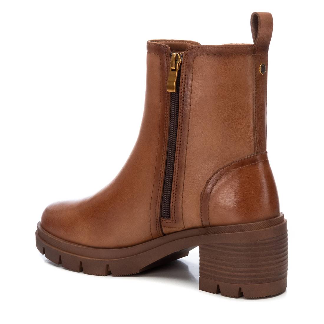 Carmela 16197401 bottines femme marron cuir motardes