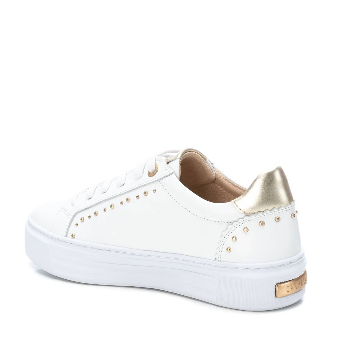Carmela 16176202 basket femme cuir blanc lacets