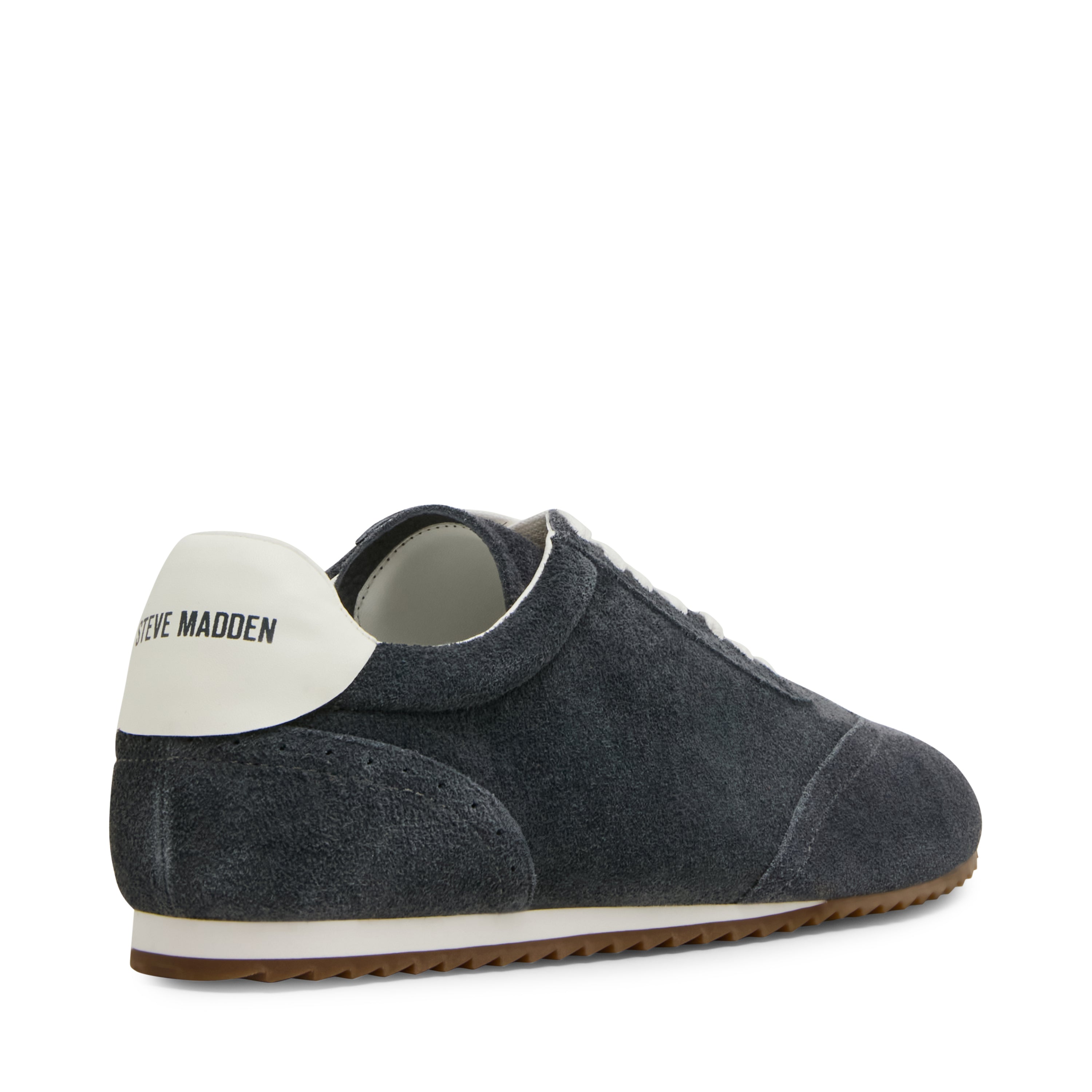 Steve Madden Newthrill basket daim charcoal lacet