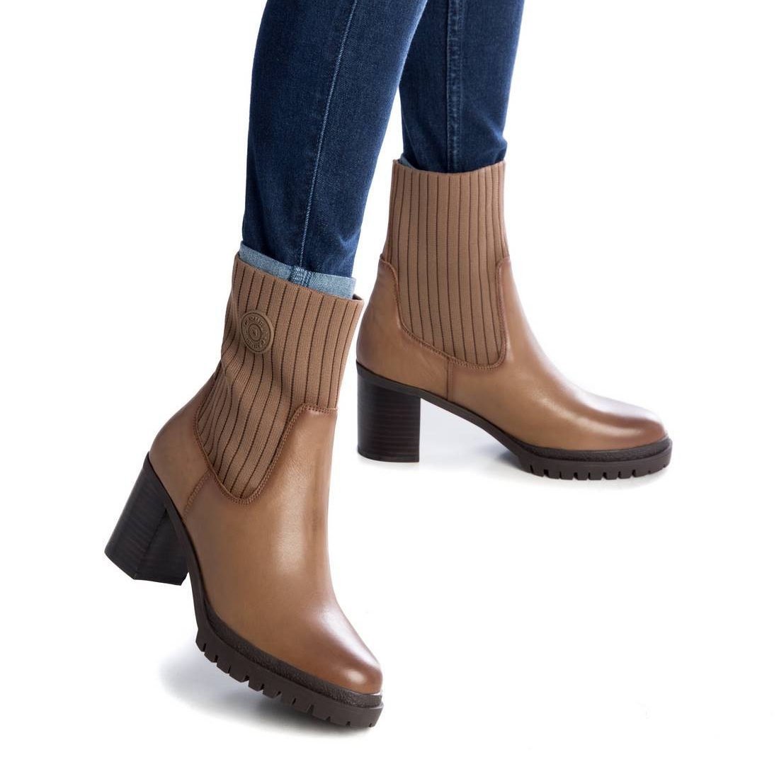 Carmela 16027502 bottine cuir marron talon 7 cm
