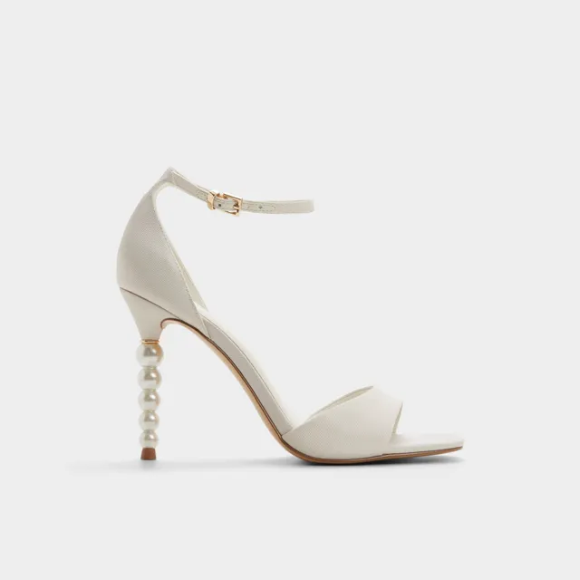 ALDO Pearletta bottines talon blanc