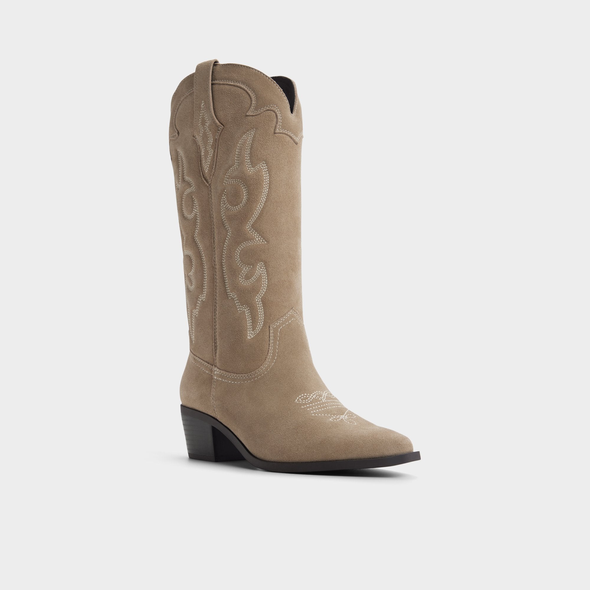ALDO Ybe bottes western suède à talon