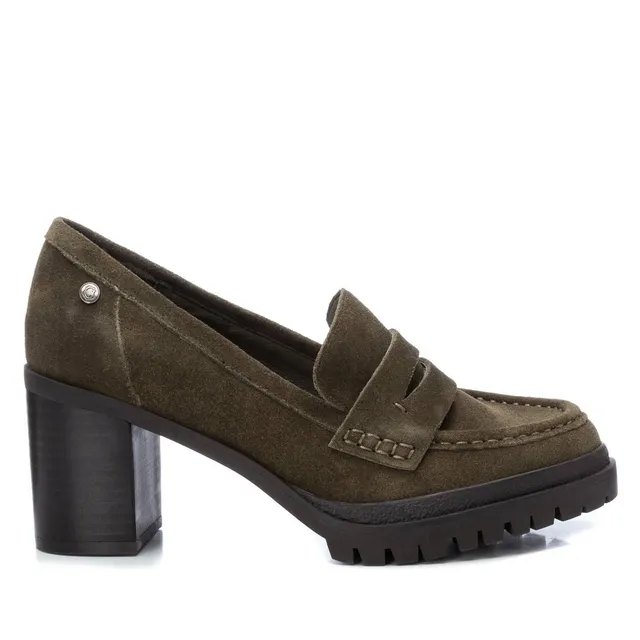 Carmela 16037104 mocassins daim vert talon 8 cm