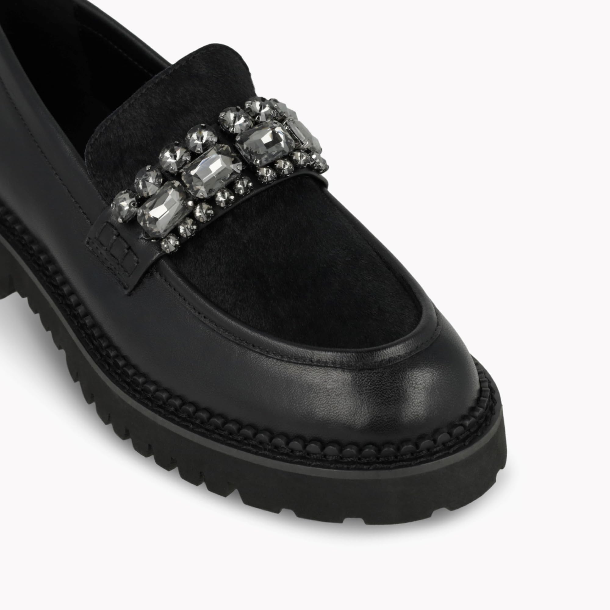 LODI A-TUL5727P mocassins noirs cuir véritable
