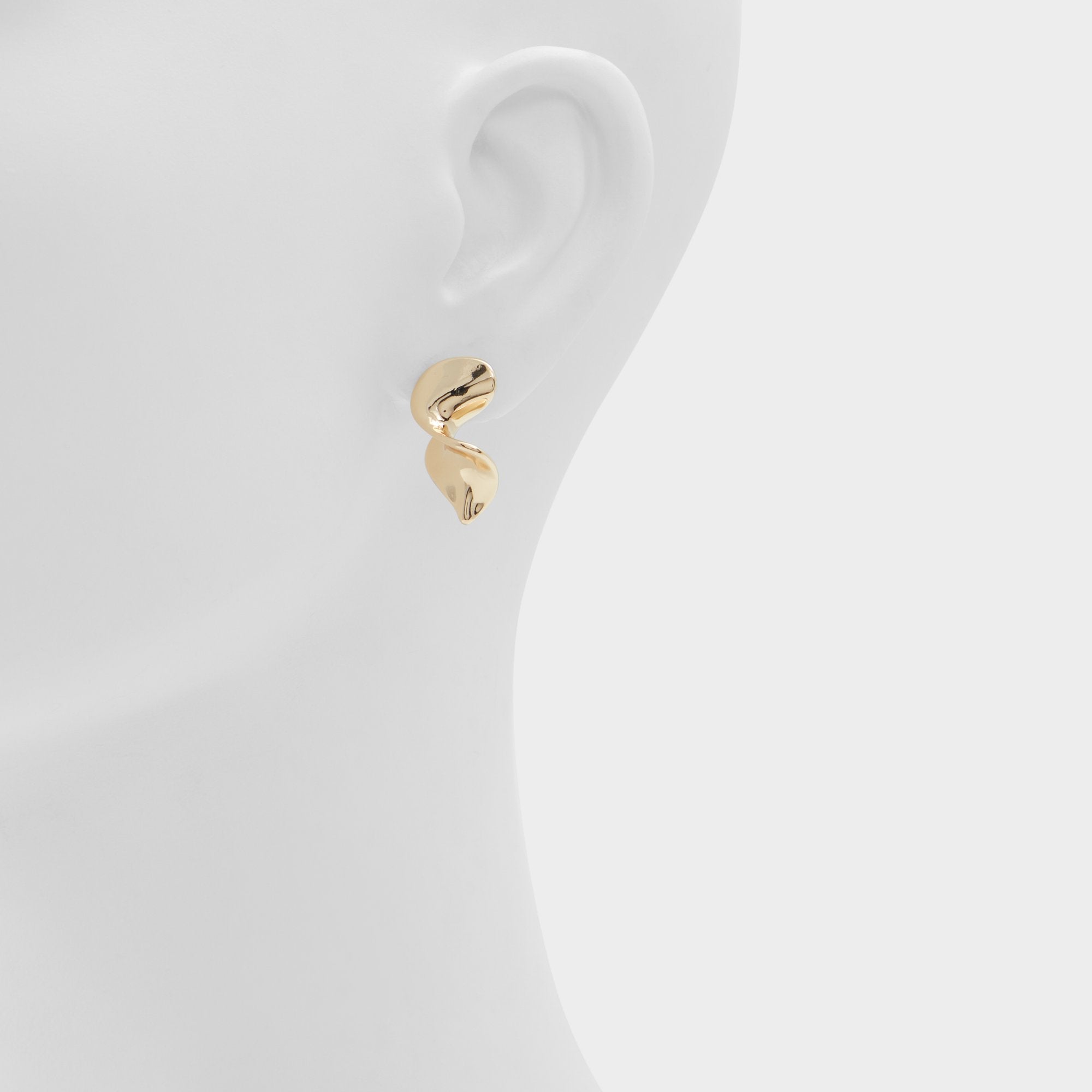 ALDO Miniswirlies boucles d'oreilles femme métal doré